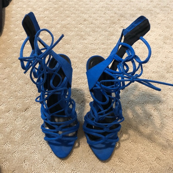 Zara Shoes - Zara lace up heels